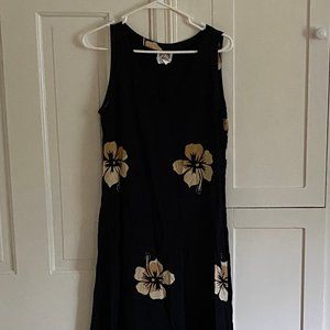 Womens' V-neck Maxi Dress/Beach cover up, Size Medium